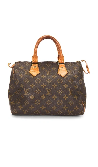 Fwrd Renew Louis Vuitton Monogram Speedy 25 Handbag In Brown