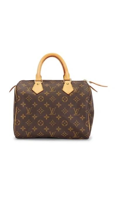 Fwrd Renew Louis Vuitton Monogram Speedy 25 Handbag In Brown