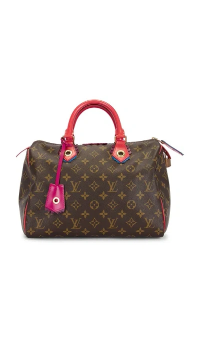 Fwrd Renew Louis Vuitton Monogram Speedy 30 Handbag In Brown
