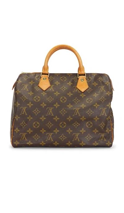 Fwrd Renew Louis Vuitton Monogram Speedy 30 Handbag In Brown