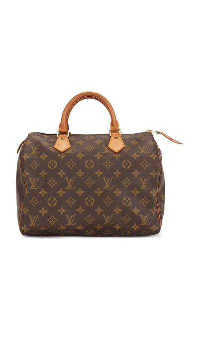 Fwrd Renew Louis Vuitton Monogram Speedy 30 Handbag In Brown