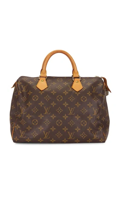 Fwrd Renew Louis Vuitton Monogram Speedy 30 Handbag In Brown