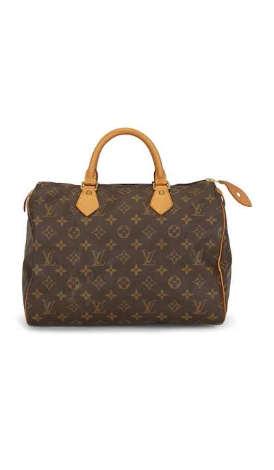 Fwrd Renew Louis Vuitton Monogram Speedy 30 Handbag In Brown