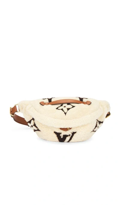 Fwrd Renew Louis Vuitton Monogram Teddy Bum Bag In White