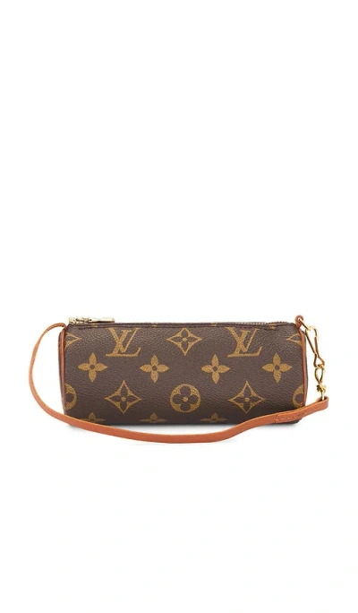 Fwrd Renew Louis Vuitton Vintage Monogram Papillon Pochette Shoulder Bag In Brown