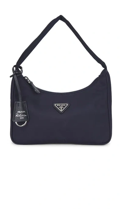 Fwrd Renew Prada Mini Re-edition 2000 Re-nylon Shoulder Bag In Pink