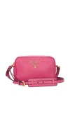 Fwrd Renew Prada Vitello Daino Camera Bag In Pink