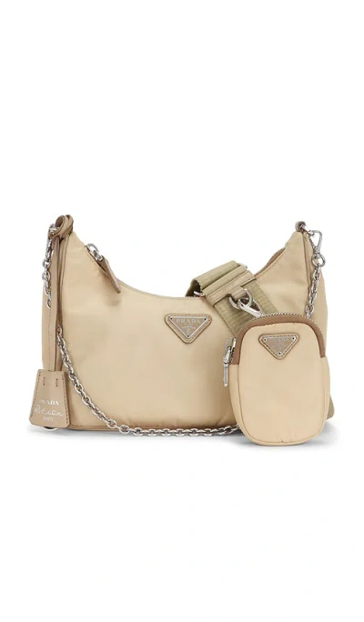 Fwrd Renew Prada Re-edition 2005 Re-nylon Shoulder Bag In Pink