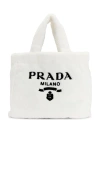 Fwrd Renew Prada Terry Tote Bag In White
