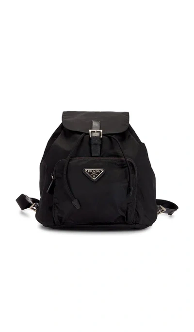 Fwrd Renew Prada Tessuto Mini Backpack In Black