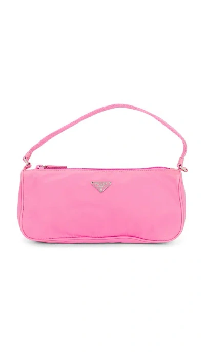 Fwrd Renew Prada Tessuto Pouch In Pink