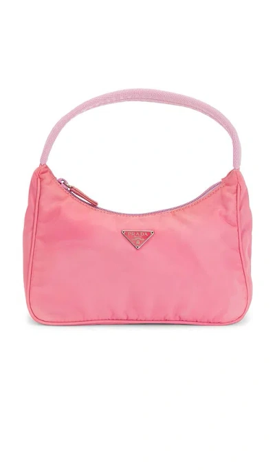 Fwrd Renew Prada Tessuto Sport Hobo Bag In Pink