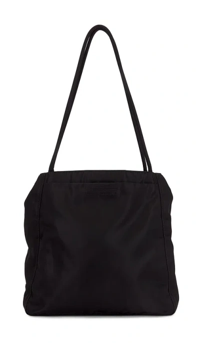 Fwrd Renew Prada Tessuto Tote Bag In Black