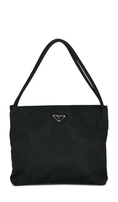 Fwrd Renew Prada Tessuto Tote Bag In Black