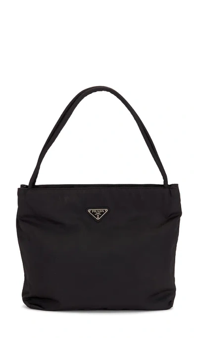 Fwrd Renew Prada Tessuto Tote Bag In Black