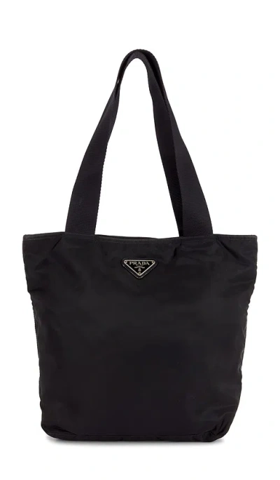 Fwrd Renew Prada Tessuto Tote Bag In Black