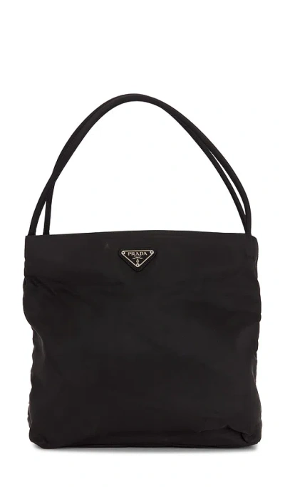 Fwrd Renew Prada Tessuto Tote Bag In Black
