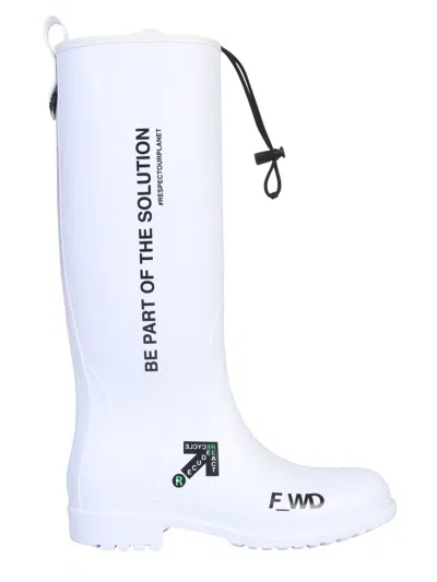 Fwrd Rubber Boot Unisex In White