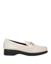 Fx Frau Woman Loafers Off White Size 8 Leather