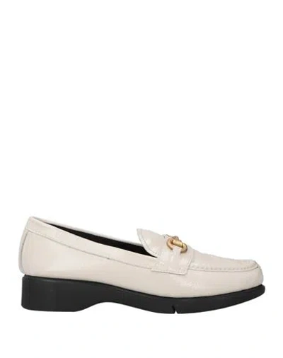Fx Frau Woman Loafers Off White Size 8 Leather