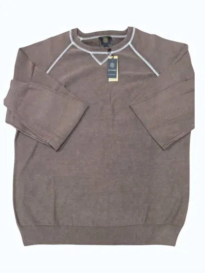 F/x Fusion Men's Crewneck Sweater In Brown