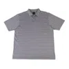 F/x Fusion Men's Diamonds All Around Print Polo Shirt In Khaki In Gray