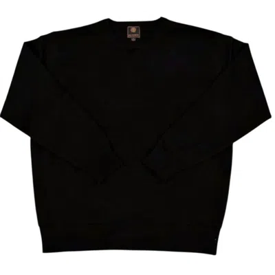 F/x Fusion Men's Long Sleeve Crew Neck Sweater In Black