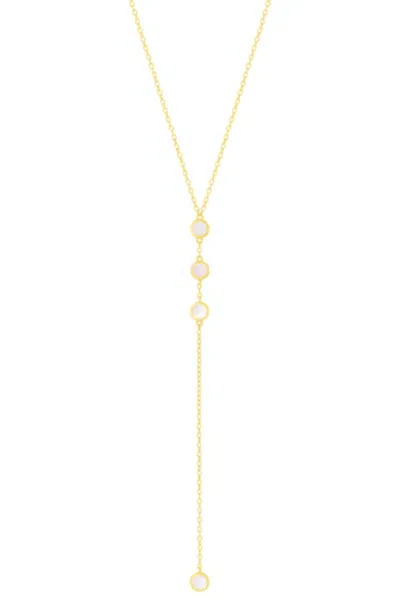 Fyb Jewelry Women's Ren Lariat Necklace In Gold