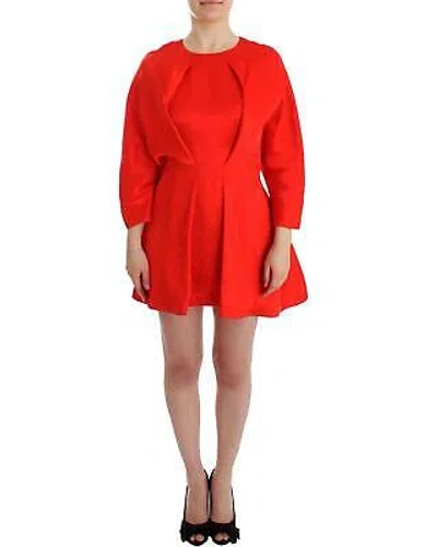 Pre-owned Fyodor Golan Wunderschones Leinen-etuikleid - Dresses - Red -size S In Rot