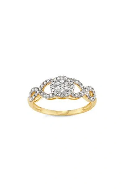 Fzn 10k Gold Diamond Ring