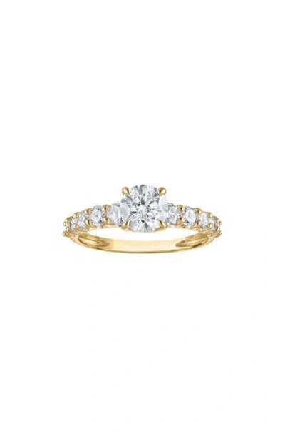 Fzn 10k Gold Lab Created Diamond Ring In Yellow