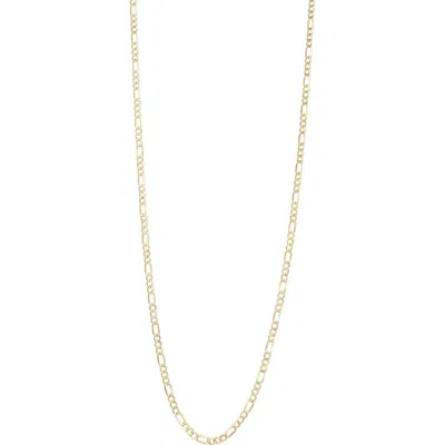 Fzn 10k Gold Mixed Clip Chain Necklace
