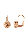 Fzn 14k Gold Knot Earrings