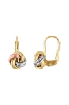 Fzn 14k Gold Knot Earrings