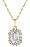 Fzn 14k Gold Lab Grown Diamond Pendant Necklace