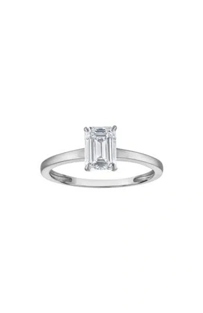 Fzn 14k Gold Lab Grown Diamond Ring In Silver