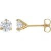Fzn 14k Gold Lab Grown Diamond Stud Earrings In Gold