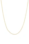 Fzn Adjustable Chain Necklace In Yellow