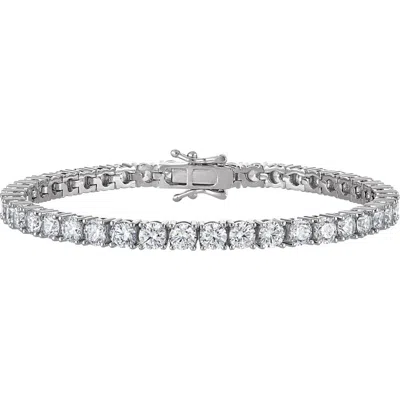 Fzn Birthstone Cubic Zirconia Tennis Bracelet In April