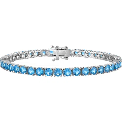 Fzn Birthstone Cubic Zirconia Tennis Bracelet In December