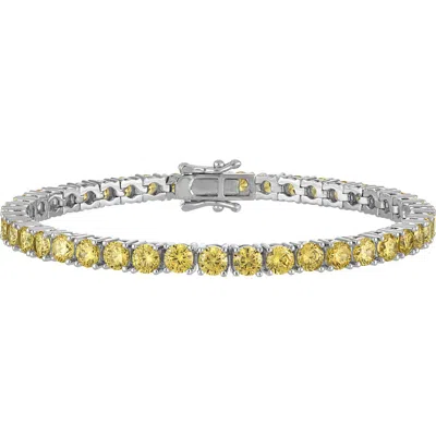 Fzn Birthstone Cubic Zirconia Tennis Bracelet In November