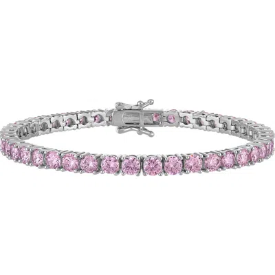 Fzn Birthstone Cubic Zirconia Tennis Bracelet In October