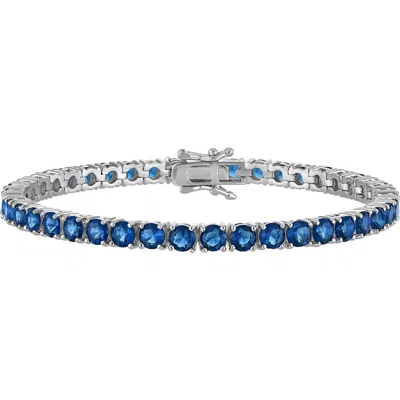 Fzn Birthstone Cubic Zirconia Tennis Bracelet In September