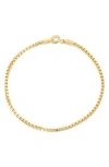 Fzn Box Chain Bracelet In Yellow