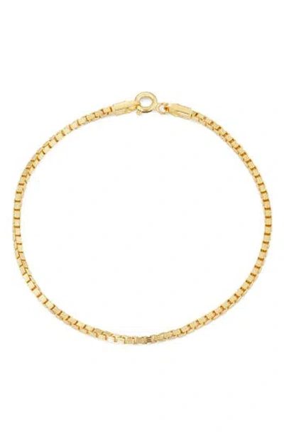 Fzn Box Chain Bracelet In Yellow