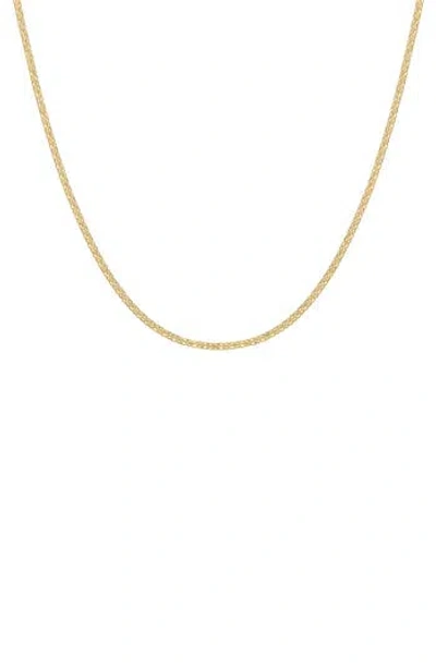 Fzn Box Chain Necklace In Gold