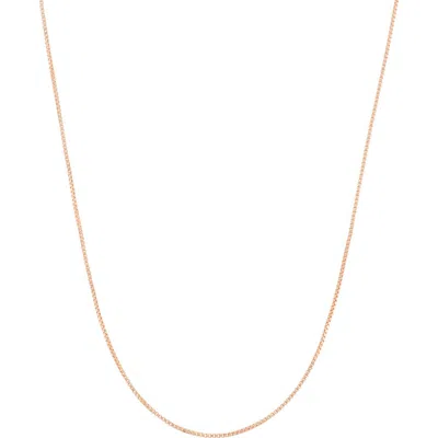 Fzn Box Chain Necklace In Gold