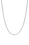 Fzn Box Chain Necklace In White