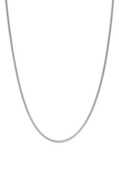 Fzn Box Chain Necklace In White