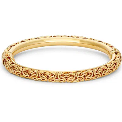 Fzn Byzantine Bangle Bracelet In Goldtone